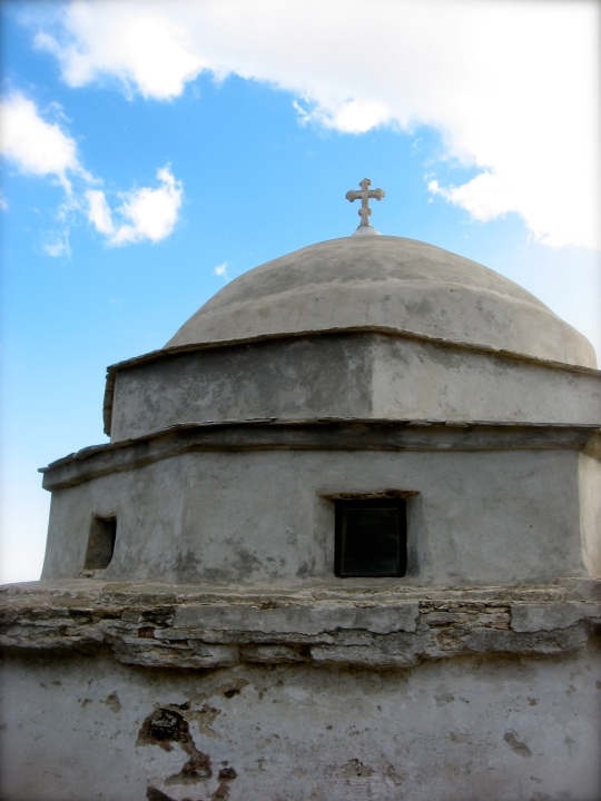 Tinos church ruins